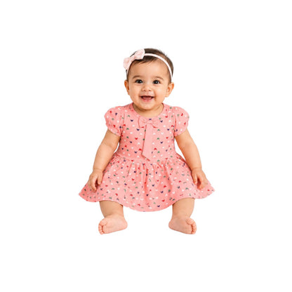 Tuti Printed Half Sleeve Baby Frock