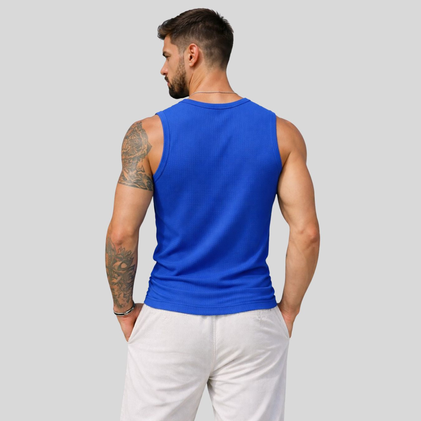 The Atlas Waffle Tank Top