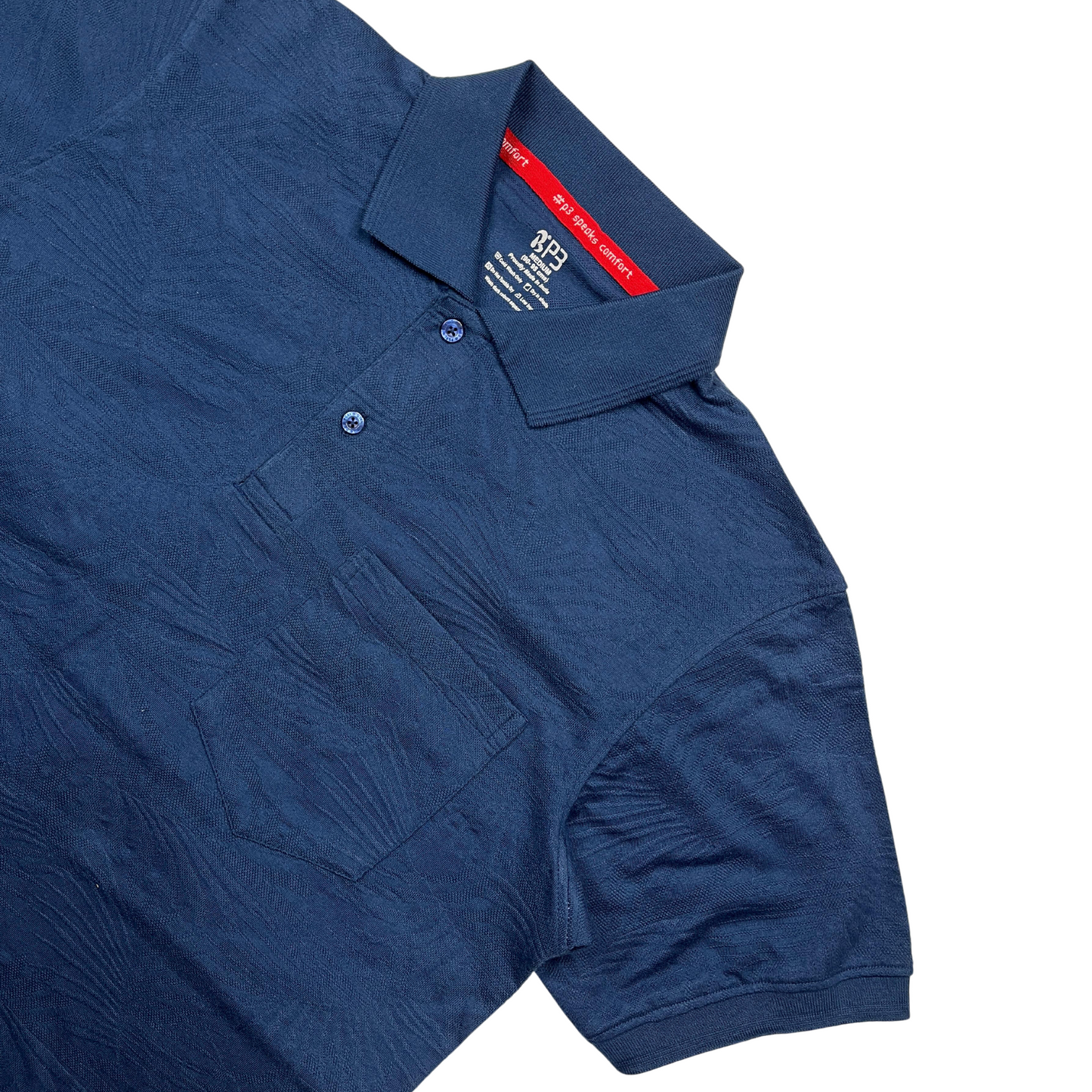 The Foliage Textured Designer Polo