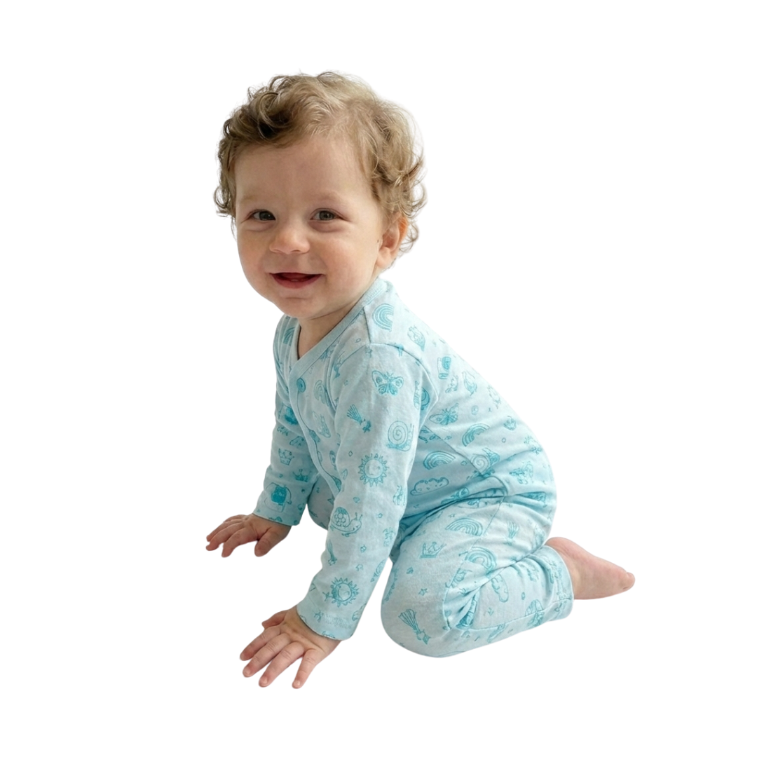 Tuti Front Open Baby Suit – 100% Cotton Interlock