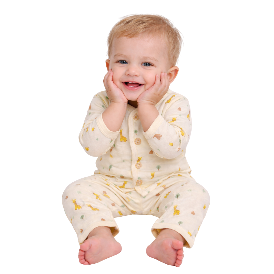 Tuti Front Open Baby Suit – 100% Cotton Interlock