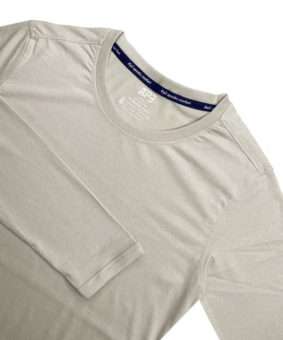 Essential Full Sleeve T-Shirt Crew Neck P3 Cream Small (80 cm- 85 cm) 