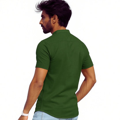 The Bordega Mandarin (Full Open Mandarin Half Sleeve Tee)