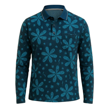 The Meridian Long Sleeve Designer Polo