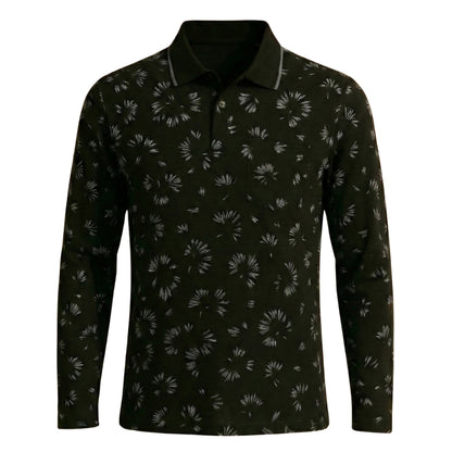 The Meridian Long Sleeve Designer Polo