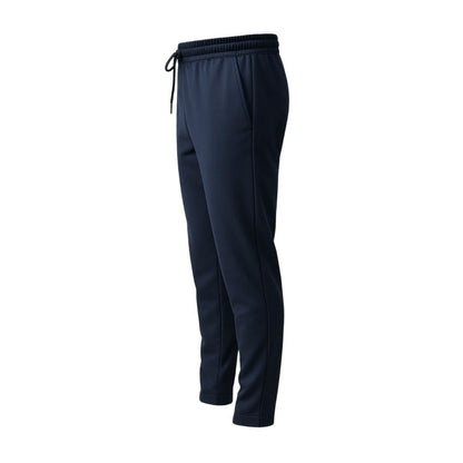 Navy blue pants on a white background