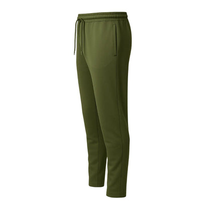 Green pants on a white background