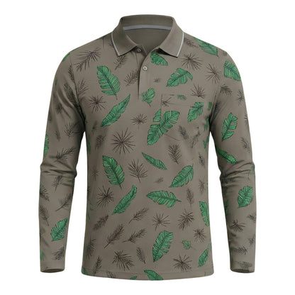 The Meridian Long Sleeve Designer Polo