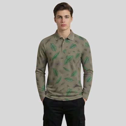 The Meridian Long Sleeve Designer Polo