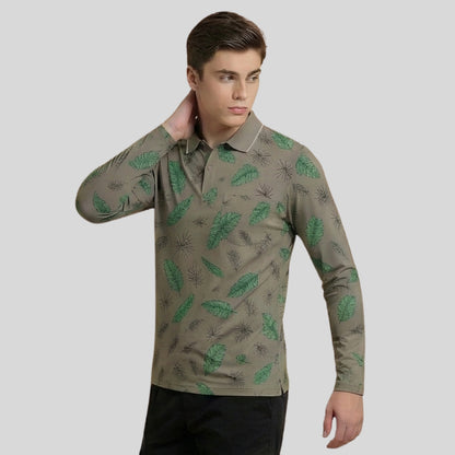 The Meridian Long Sleeve Designer Polo