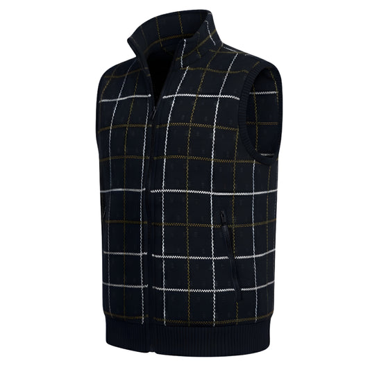 The MonoGrid Full Zip Sleeveless Jacket