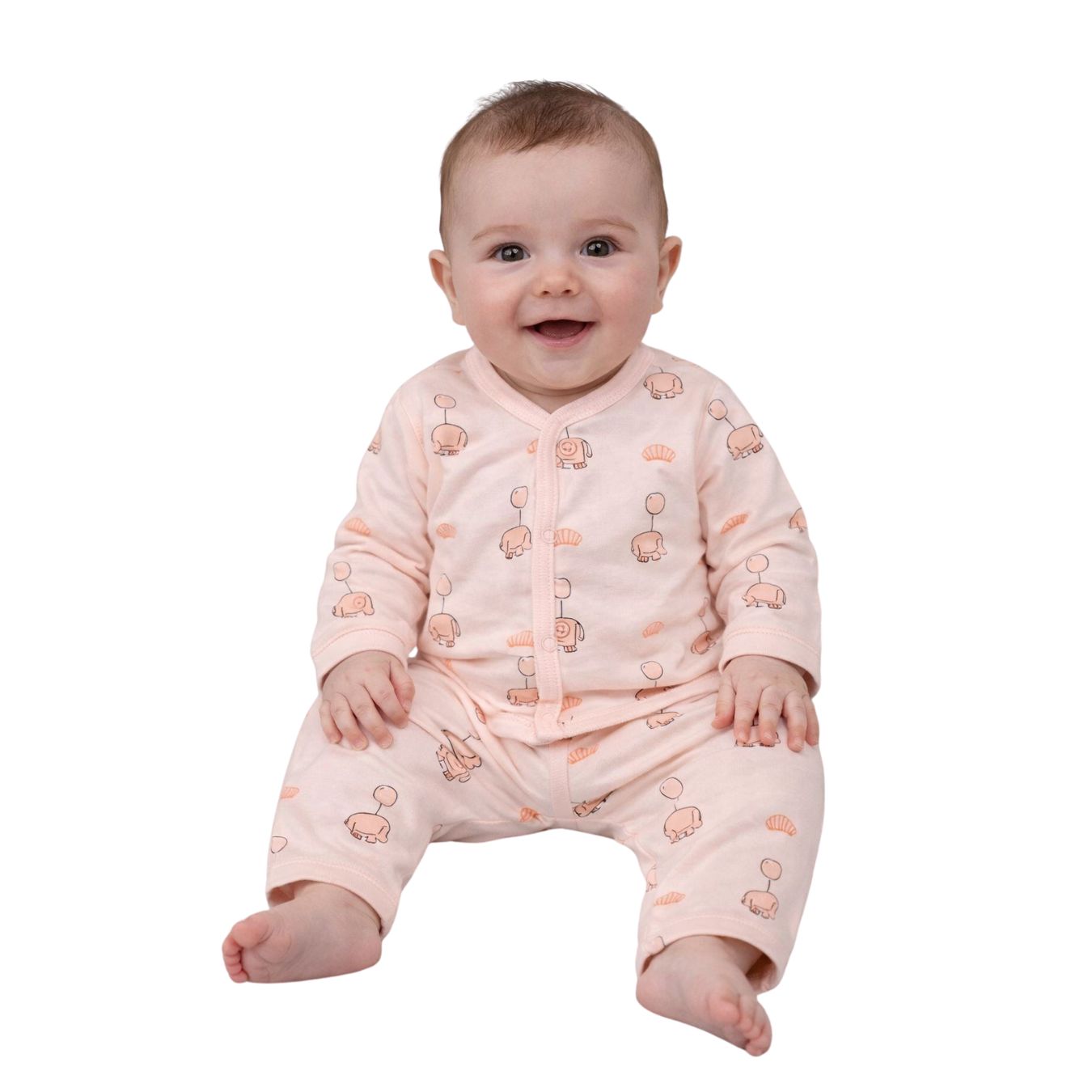Tuti Front Open Baby Suit – 100% Cotton Interlock