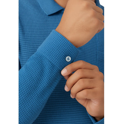 The Ember Series Waffle Designer Polo