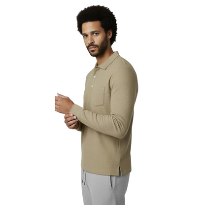 The Ember Series Waffle Designer Polo