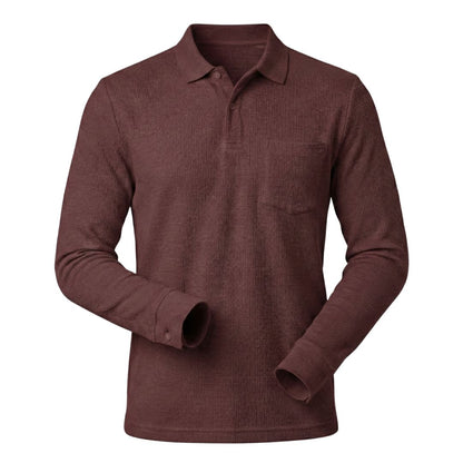 The Ember Series Waffle Designer Polo