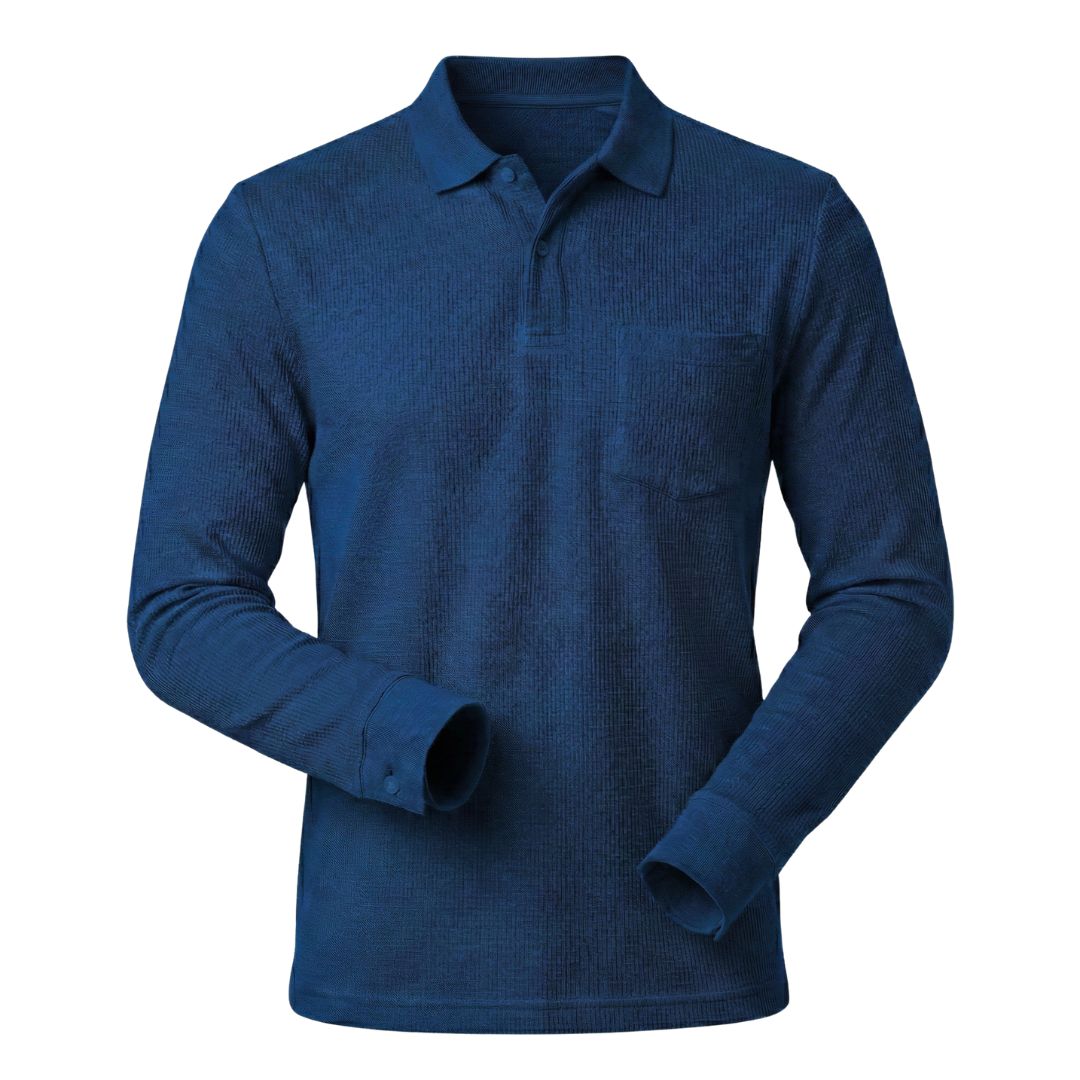 The Ember Series Waffle Designer Polo