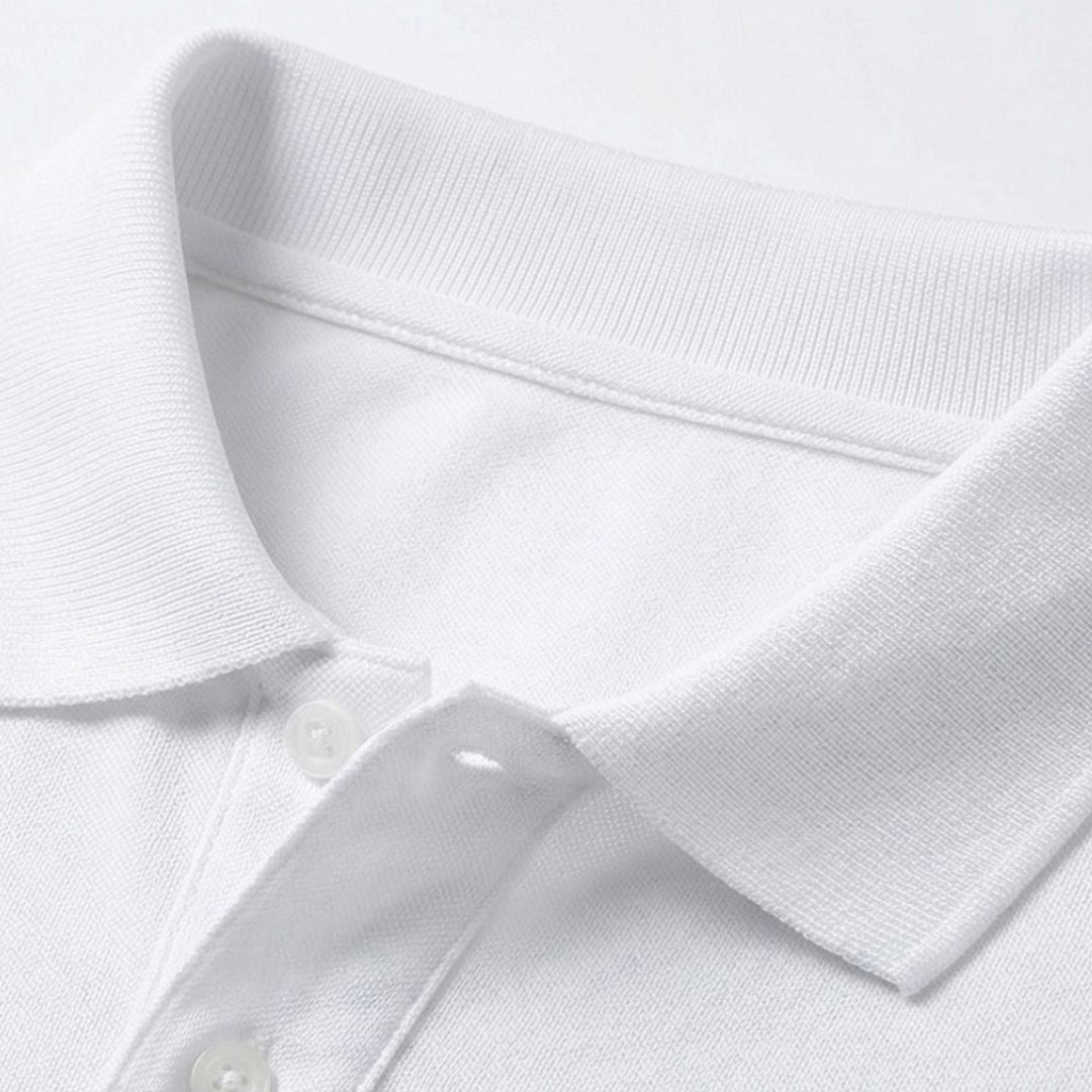 Feather Touch Cloud Cuffed Polo