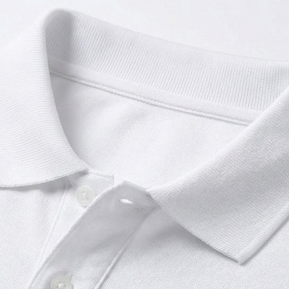 Feather Touch Cloud Cuffed Polo