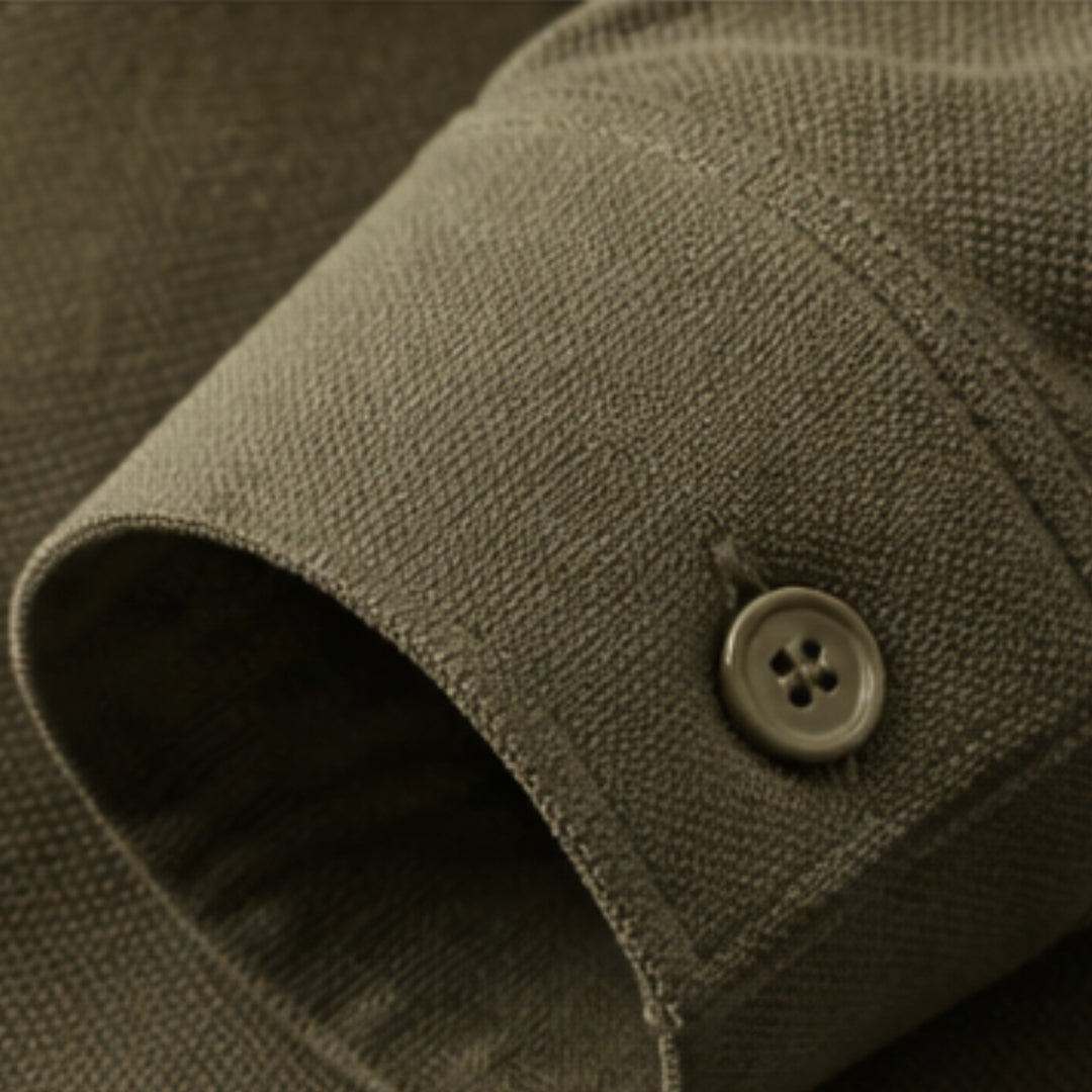 Pique Knit Cuffed Polo