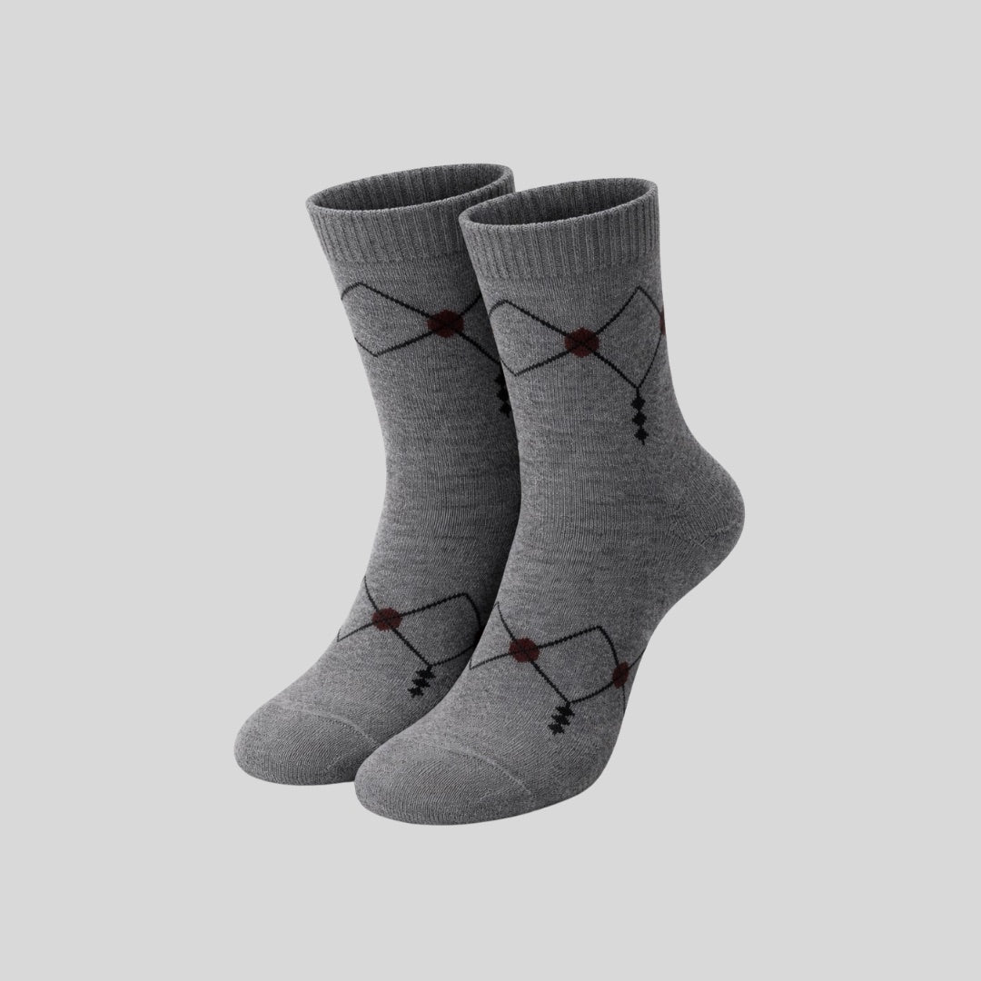 Executive Argyle Ankle Socks (Pack of 5)