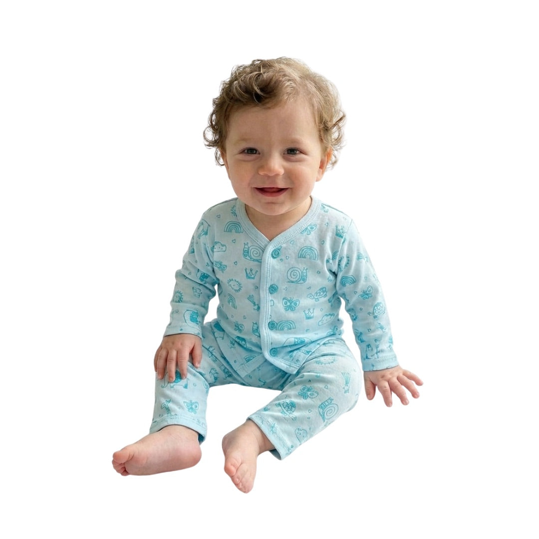 Tuti Front Open Baby Suit – 100% Cotton Interlock Fabric