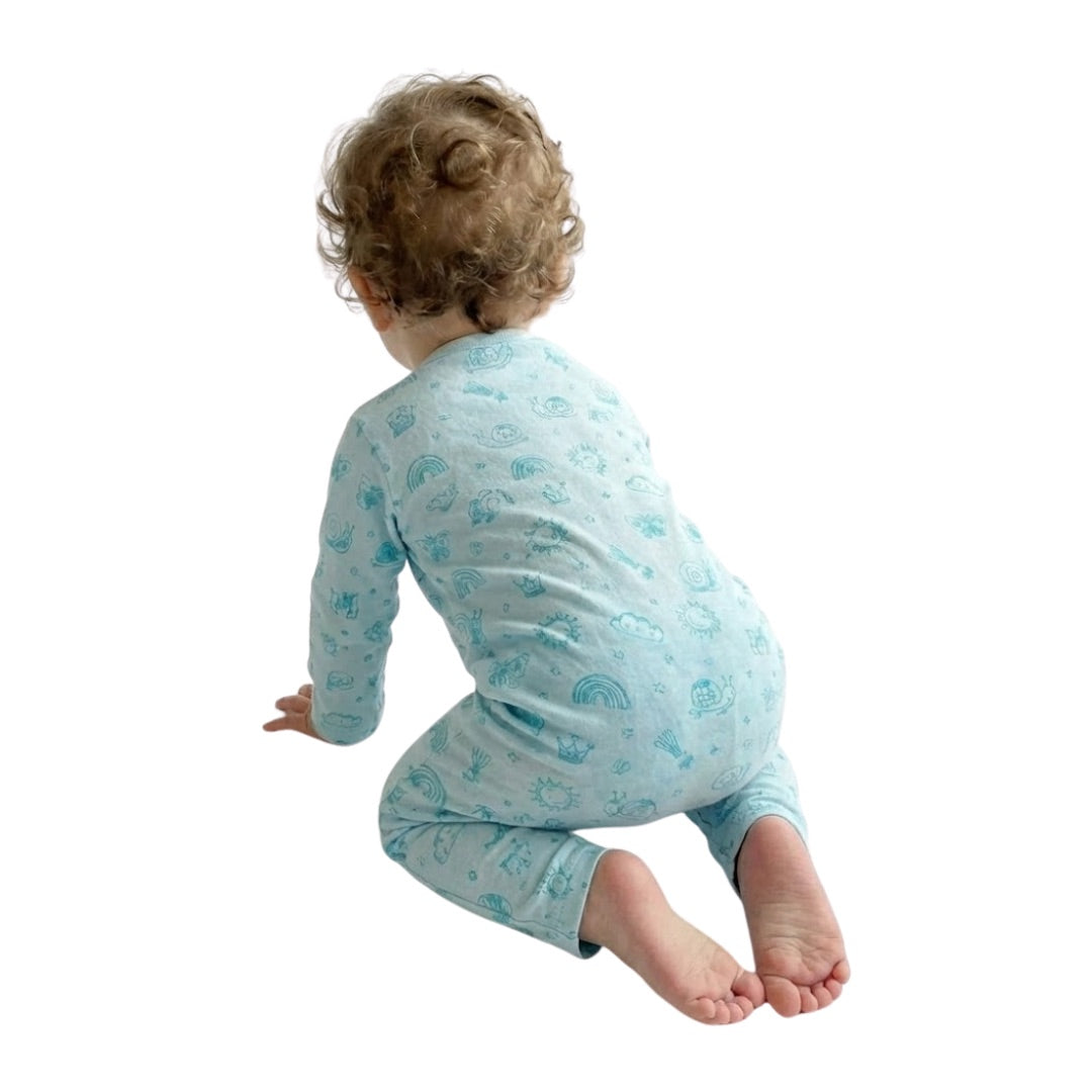 Tuti Front Open Baby Suit – 100% Cotton Interlock Fabric