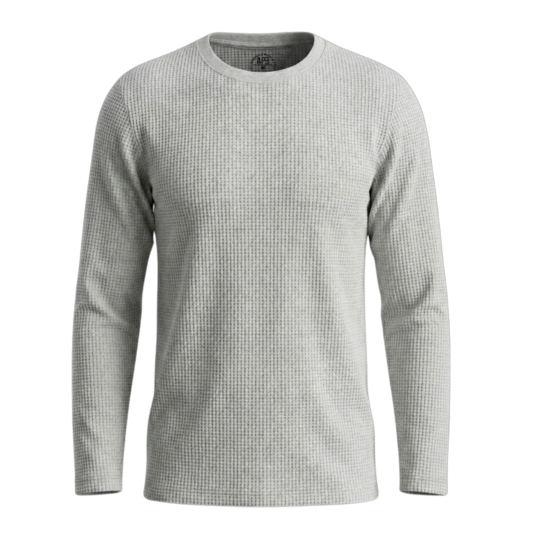 Waffle Knit Round Neck Full Sleeve T-Shirt – P3 India