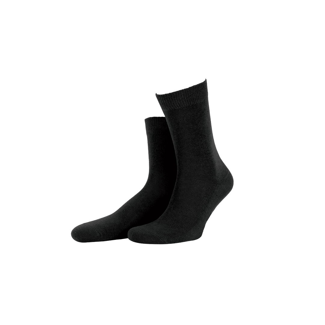 Luxury Series Socks (3 pairs) Socks P3 28 cms (Free Size) All Black 