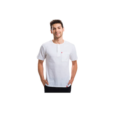 Pure White Henley (Pack Of 3) Henleys P3 White X-Small 