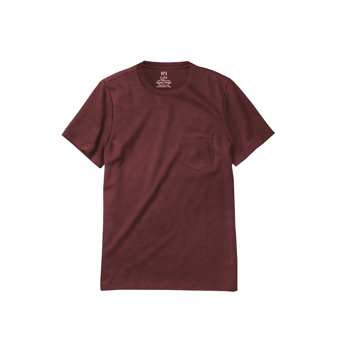 Signature Pocket Tee Pocket Tee P3 Rust Medium 