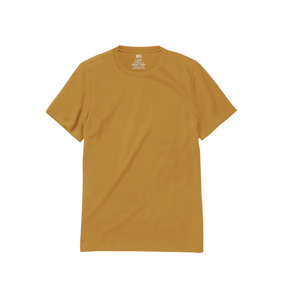 The Work Tee Short Sleeve Tee P3 Mustard Small (80 cms - 85 cms) 