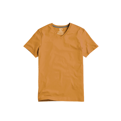 V Neck Tee V Neck T-Shirt V/HD Mustard Small (80 cms - 85 cms) 