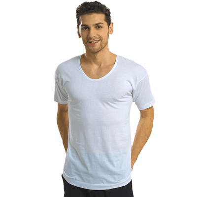 Malhar - The Royal Under-shirt (With Sleeves) Inner Vest P3 White X-Small 