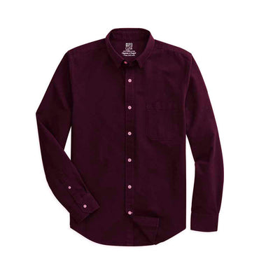 The Wood Pulp Front Open Polo Knit Shirt Full Open Polo Short Sleeve Shirt P3 Burgundy Medium ( 90 cms - 95 cms) 