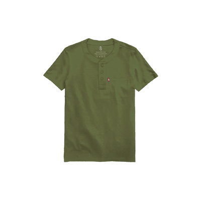 The Ribbed Henley (Half Sleeved) Ribbed Henleys P3 Camouflage Small 